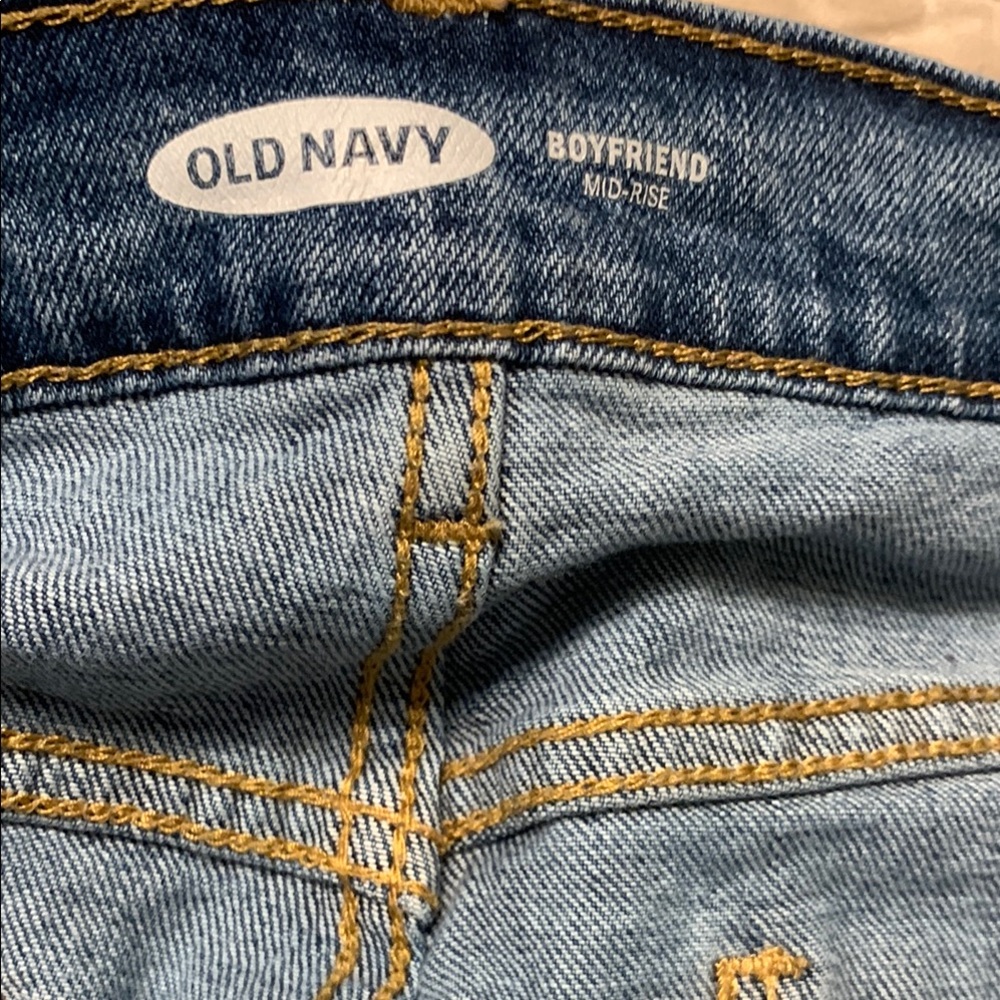 Boyfriend Distressed, Patchwork Jeans - image 7